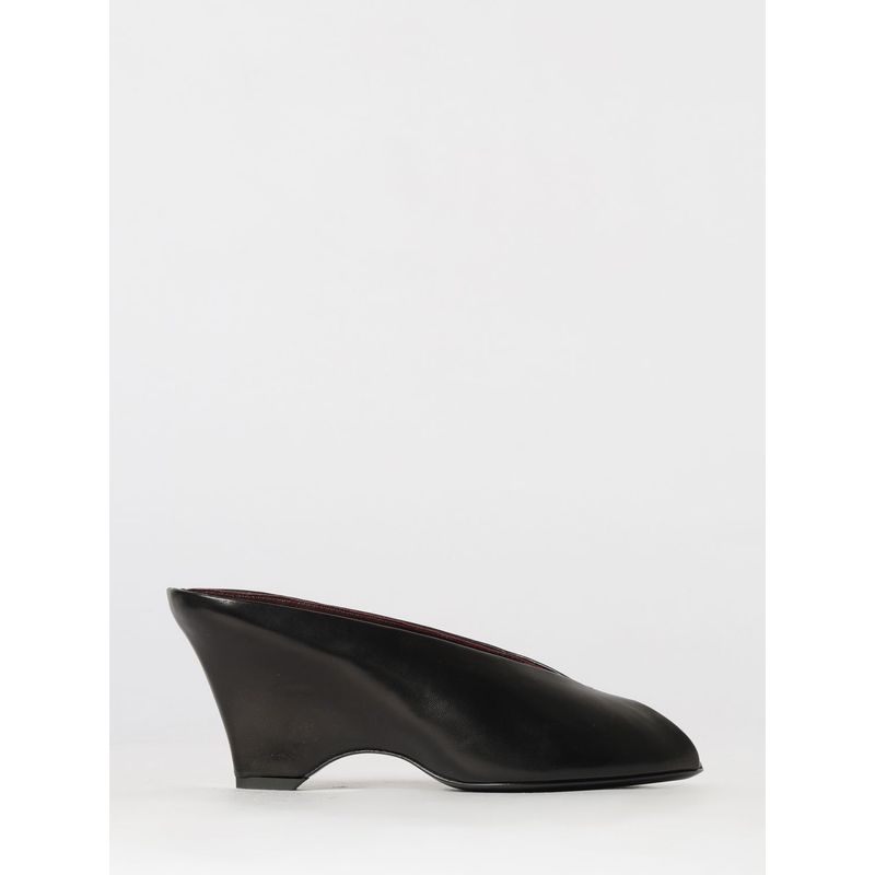 Khaite Women Khaite Cloak Leather Wedge Sandal